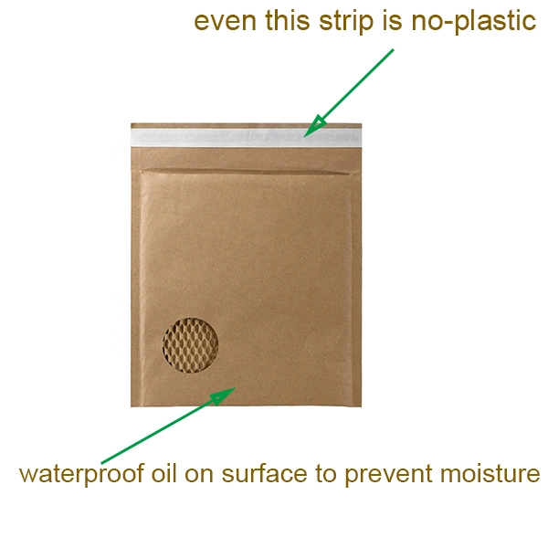 OEM Honeycomb Paper Padded Envelopes 100% Recycled Fibers Cushioning Protected 1