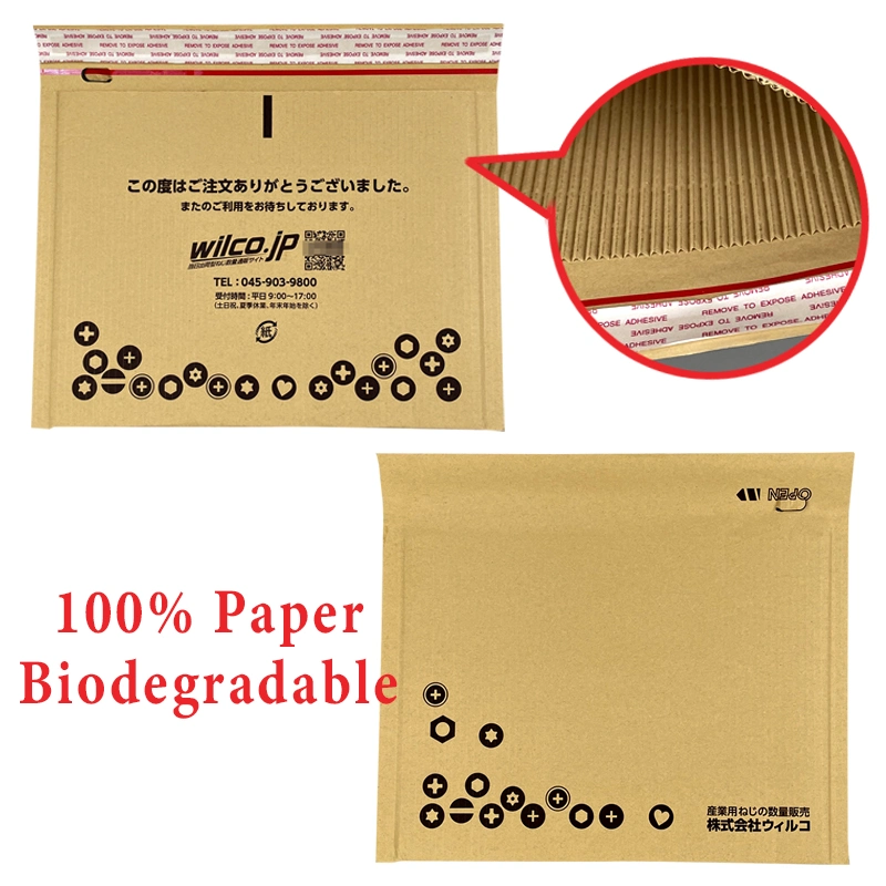 OEM Honeycomb Paper Padded Envelopes 100% Recycled Fibers Cushioning Protected 3